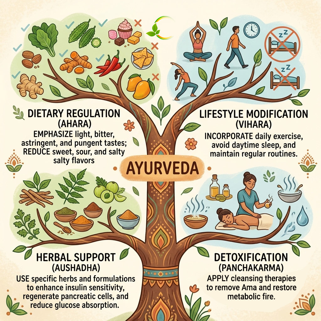 Core Ayurvedic Strategies for Blood Sugar Control