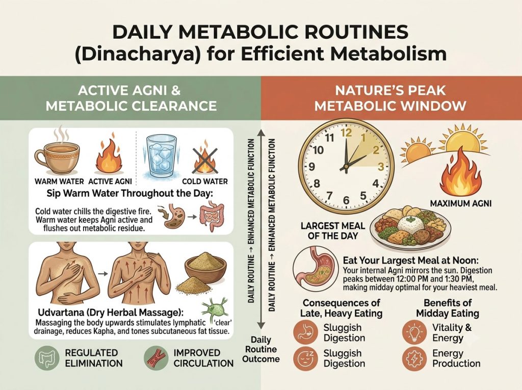 Daily Metabolic Routines for weight management