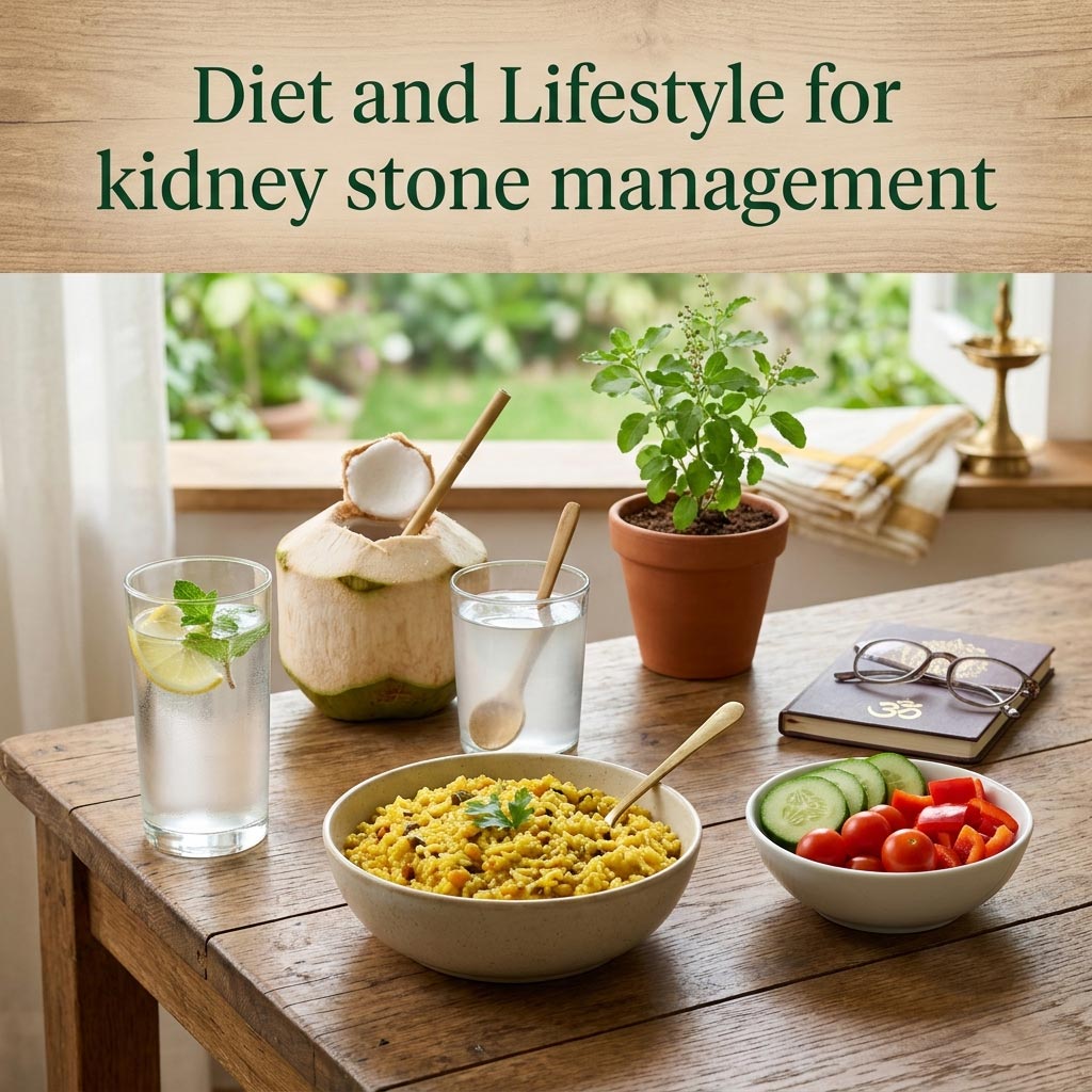 Diet and Lifestyle of kidney stones management