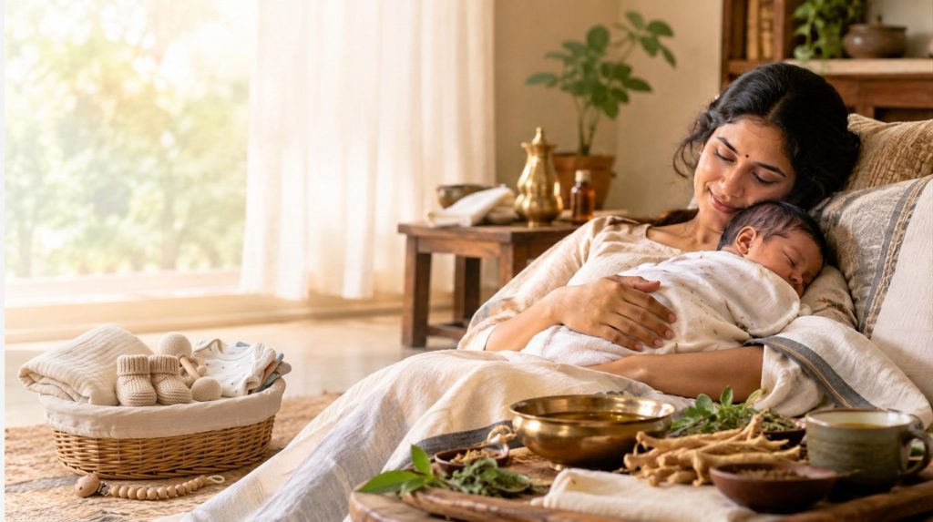 Ayurvedic Way of Postpartum Recovery - Sutika Paricharya